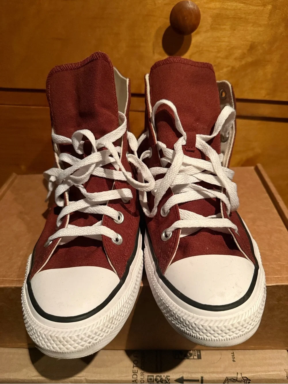 Converse All Star Brown High Top Shoes - Picture 3 of 8